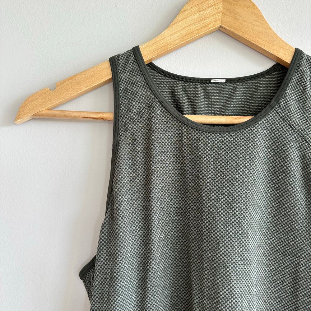 Lululemon All Tied Up Sleeveless Tank Top Green - Picture 6 of 6